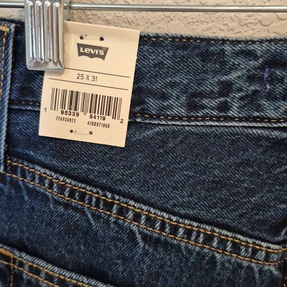 Levi's Premium Ribcage Straight Ankle Jeans Size 25 - Picture 4 of 10